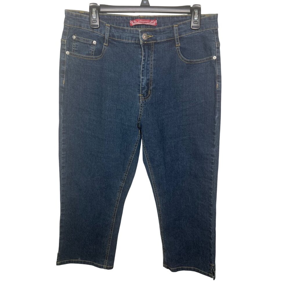 CosJeans Womens Denim Capri Pants Size 12 - Picture 3 of 11